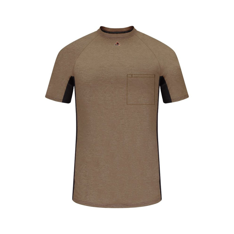 Short Sleeve FR Two-Tone Base Layer with Concealed Chest Pocket- EXCEL FR Thumbnail